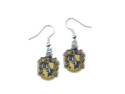 Visiace náušnice Harry Potter - Hufflepuff/Bifľomor