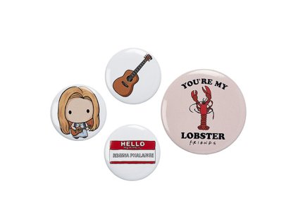 Sada odznakov Friends - Phoebe