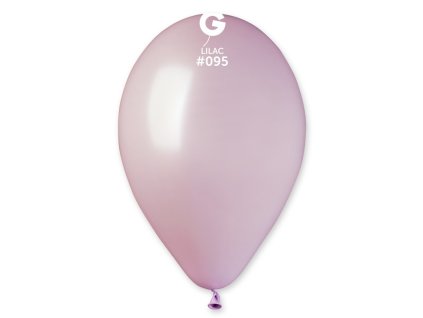 Balón metalický lilac 26 cm