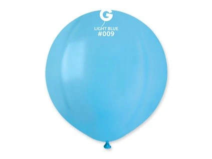 Balón pastelový svetlo modrý 48 cm
