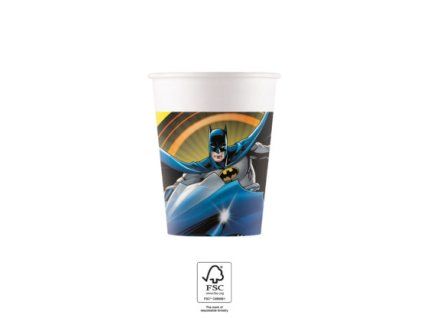 Poháre - Batman na motorke 200 ml 8 ks