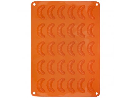 65197 silikonova forma oranzova rozky 30 ks