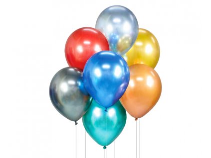 65320 balonova kytica mix metalickych farieb 7 ks