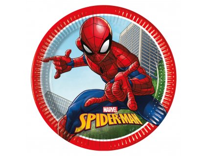 eng pl Spiderman plates 23 cm 8 pcs 7896 1