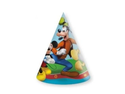Párty klobúčiky Mickey Mouse Rock 6 ks