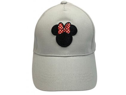 Dievčenská šiltovka - Minnie Mouse biela (Rozmiar czapki 56)