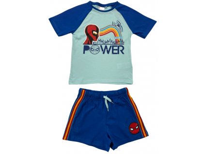 Letný plážový set Spiderman - modrý (Rozmiar - dzieci 3 lata)