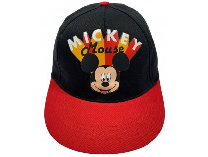 Detská šiltovka - Mickey Mouse červená (Rozmiar czapki 52)