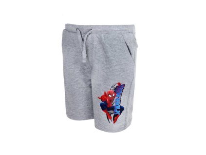 Kraťasy - Spiderman svetlosivé