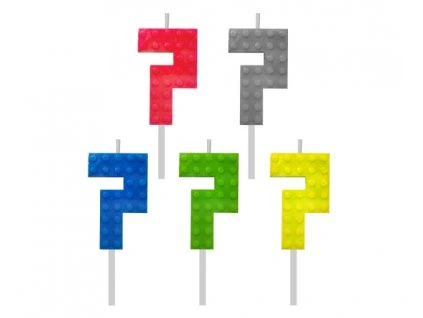 Narodeninová sviečka Lego - 7