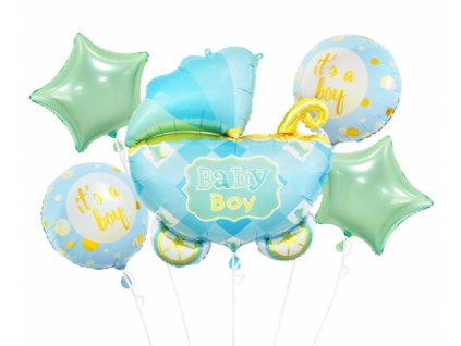 68545 balonova kytica baby shower it s a boy