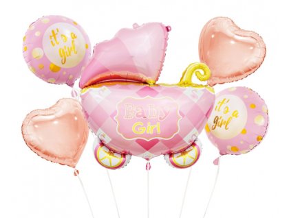 Balonowy bukiet - Baby Shower It's a girl