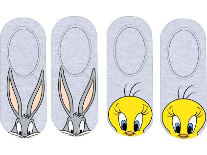 Dievčenské ponožky - Looney Tunes mix 2 ks (Rozmiar skarpet 31-34)