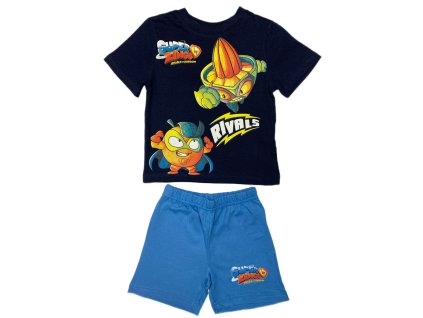 Piżama chłopięca - Super Zings (niebieska)