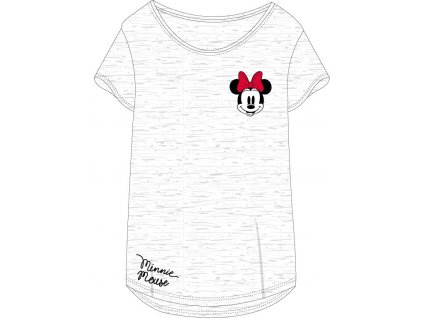 Dámske pyžamové tričko - Minnie Mouse sivé (Rozmiar - dorosły L)