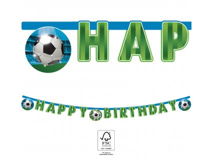 71497 banner happy birthday futbal 2 m