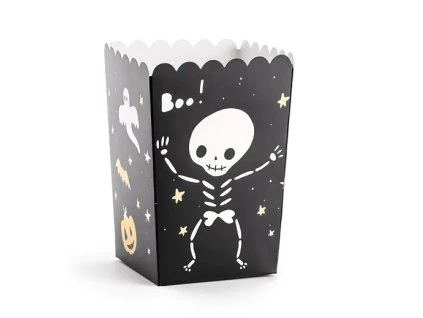 Dekoratívne boxy na popcorn - Boo ! 6 ks