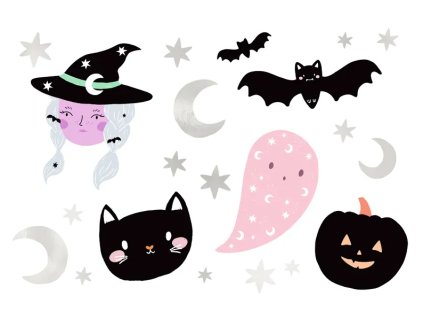 Dočasné tetovanie - Halloween mix