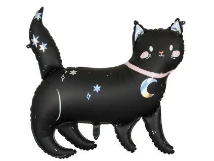 Fóliový balón - Čierna mačka 96 x 95 cm