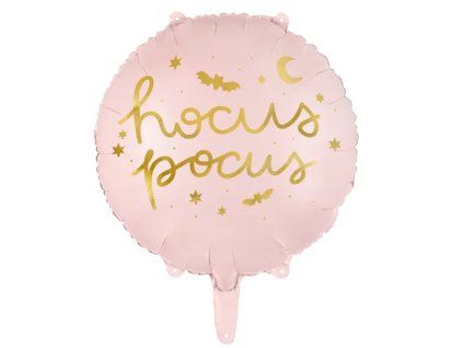 Fóliový balón - Hocus Pocus ružový 45 cm