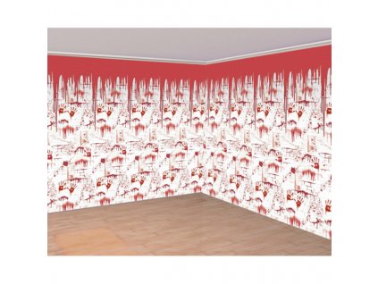 72102 nastenna dekoracia halloween krvave odtlacky 121 x 609 cm