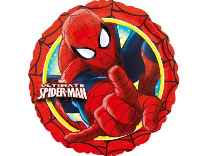 Fóliový balón - Ultimate Spiderman kruh 43 cm