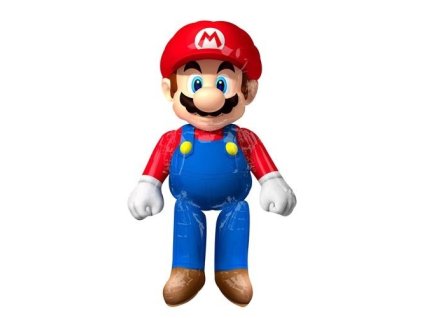 0012075 chodici foliovy balonek super mario 91 x 152 cm