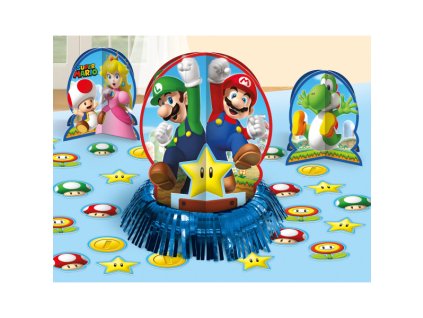 Dekoracja stołu - Super Mario 23 szt.