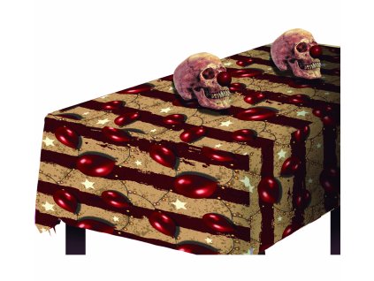 Obrus - Halloween Balony Klaun Cyrkowy 137 x 274 cm