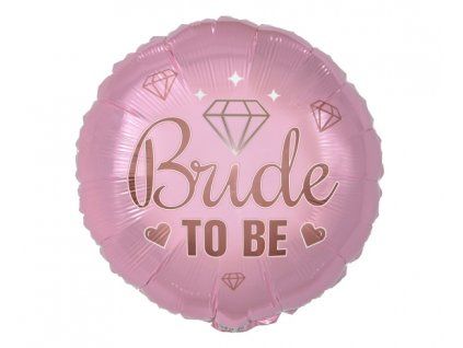 Fóliový balón ružový - Bride to be