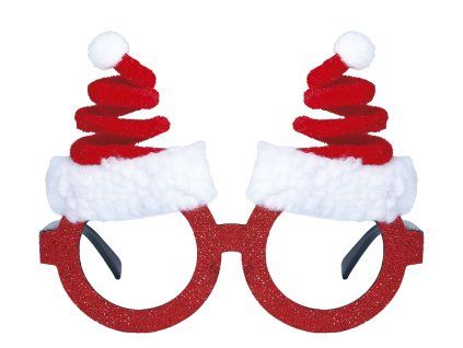 Okuliare - Vianočné čiapky