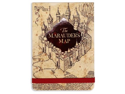 Vreckový zápisník Harry Potter - Záškodnícka mapa