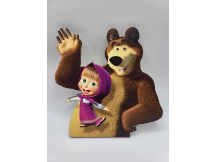 Magnetka na tortu - Máša a Medveď