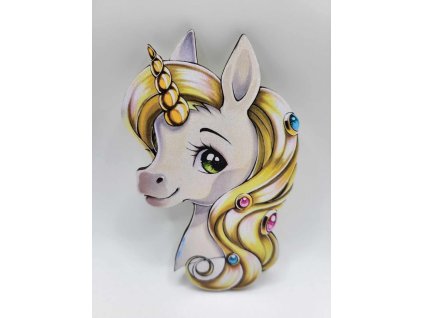 Magnetka na tortu - Jednorožec