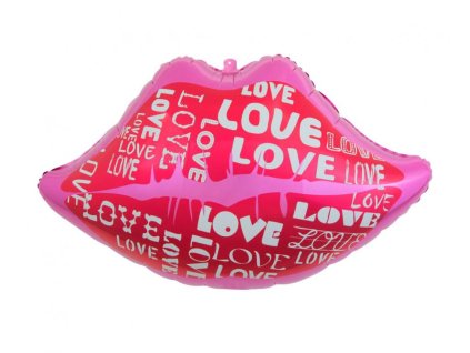 Balon foliowy - Usta Love