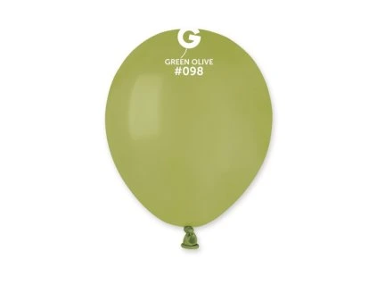 Balónik pastelový olivový 13 cm