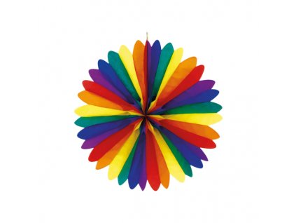 78554 papierova visiaca dekoracia rainbow 50 cm