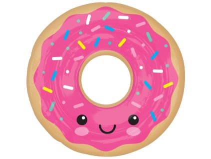 80462 foliovy balon smejuci sa donut 68 x 68 cm