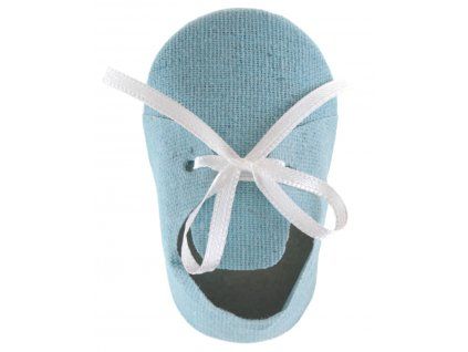 Dekorácia na stôl - Modré topánočky