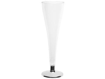 Poháre na šampanské - strieborné