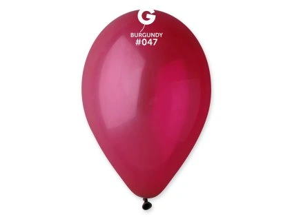 Balónik pastelový - burgundy 30 cm