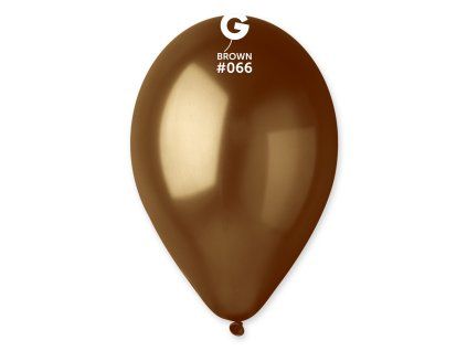 Balón metalický - čokoládový 28 cm
