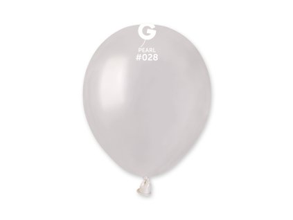 Balónik metalický - perleťový 13 cm