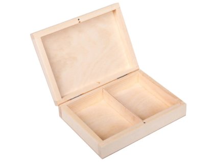 Drevená krabička s magnetom - prírodná