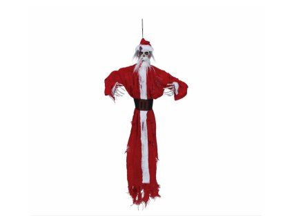 Visiaca dekorácia - zombie Santa 90 cm