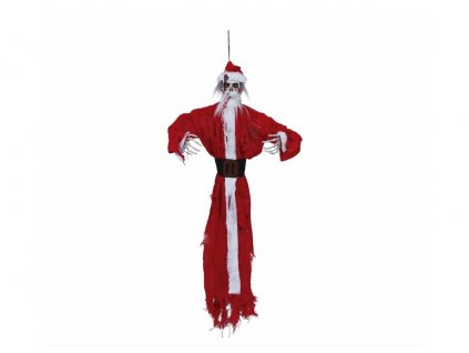 414123 zavesny pohybujici se zombie santa claus 90 cm