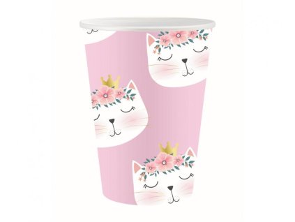 Papierové poháre - Mačka 250 ml