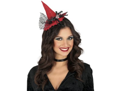 čelenka červený klobúčik