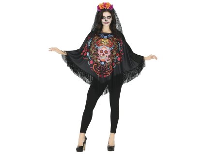 Ponczo - Día de los Muertos