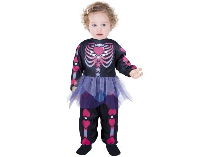 Kostium dla najmłodszych - różowy szkielet